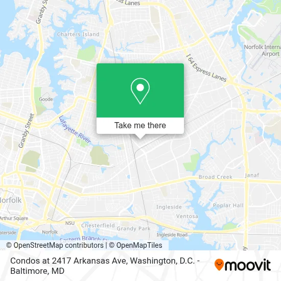 Condos at 2417 Arkansas Ave map