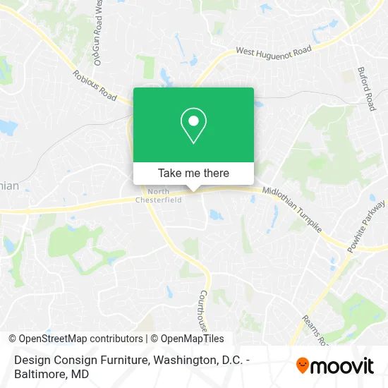 Design Consign Furniture map