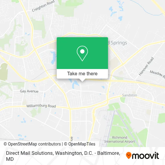 Direct Mail Solutions map