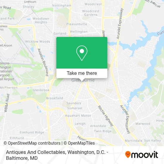 Antiques And Collectables map