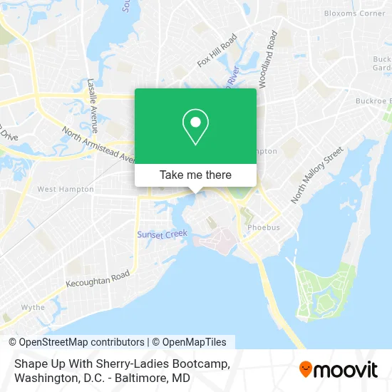 Shape Up With Sherry-Ladies Bootcamp map