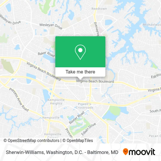 Sherwin-Williams map