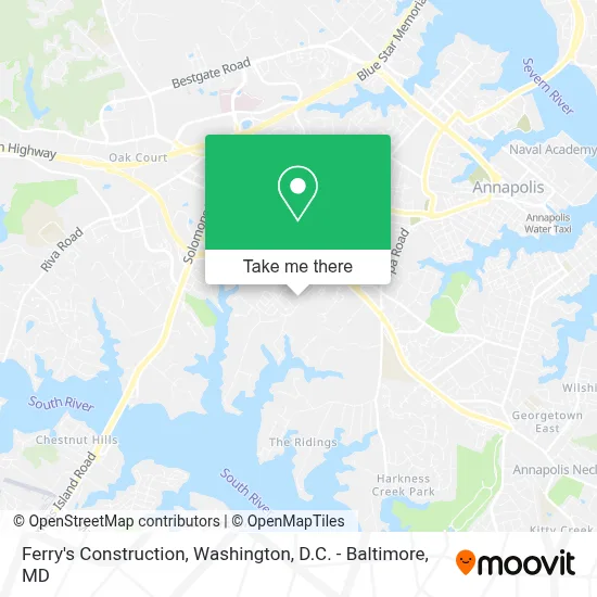 Ferry's Construction map