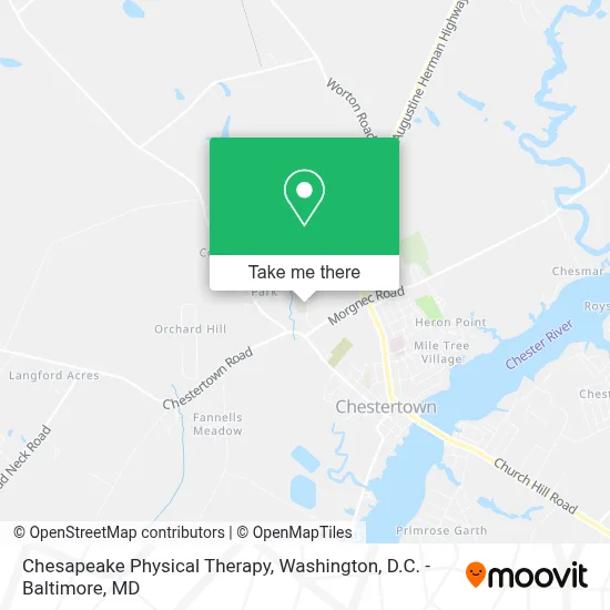 Chesapeake Physical Therapy map