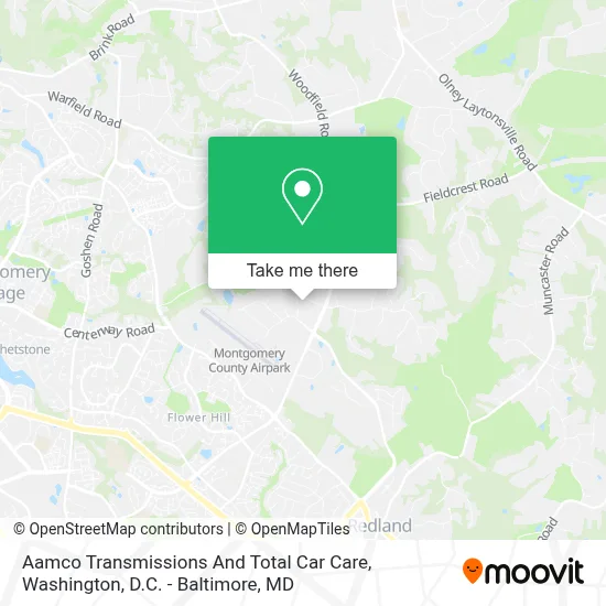 Aamco Transmissions And Total Car Care map