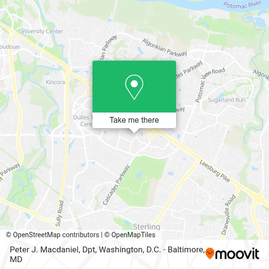 Peter J. Macdaniel, Dpt map