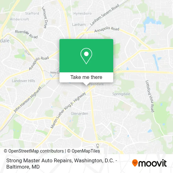 Strong Master Auto Repairs map