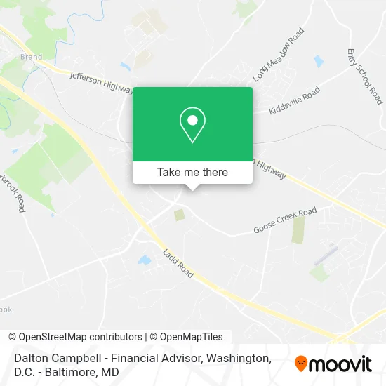 Dalton Campbell - Financial Advisor map