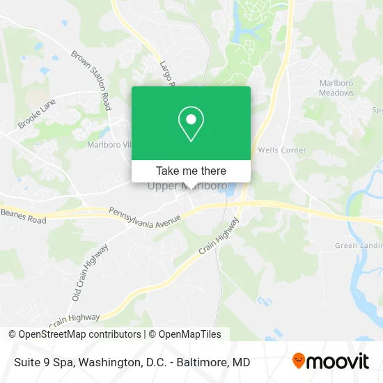Suite 9 Spa map
