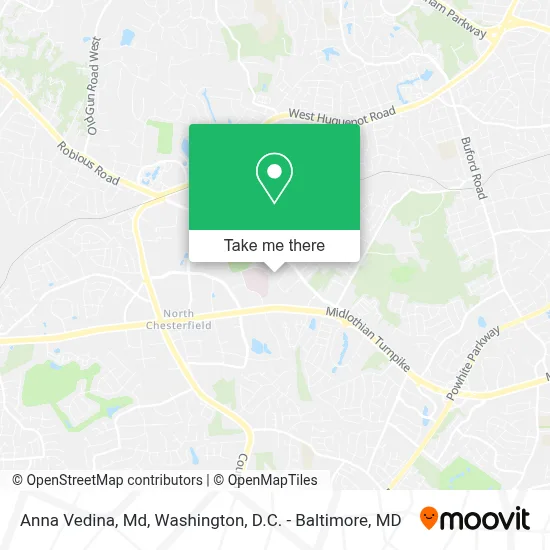 Anna Vedina, Md map