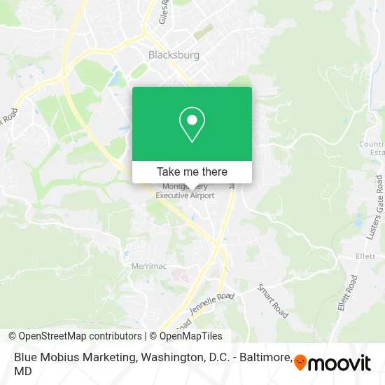 Blue Mobius Marketing map
