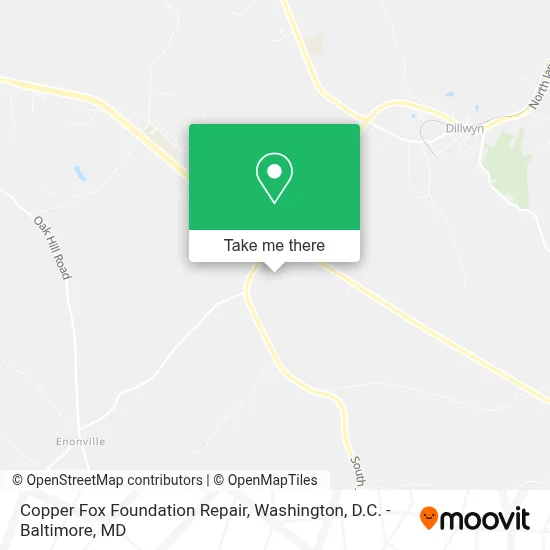 Copper Fox Foundation Repair map