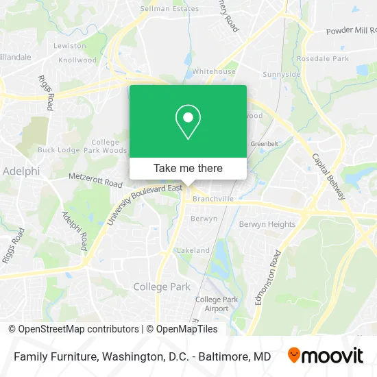Family Furniture map