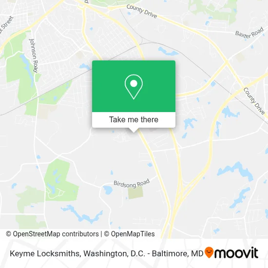 Keyme Locksmiths map