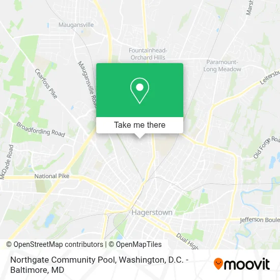 Northgate Community Pool map