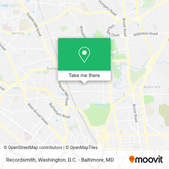 Recordsmith map
