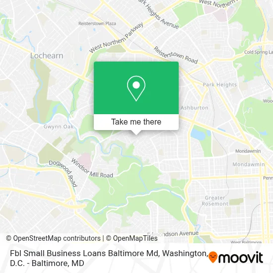 Fbl Small Business Loans Baltimore Md map