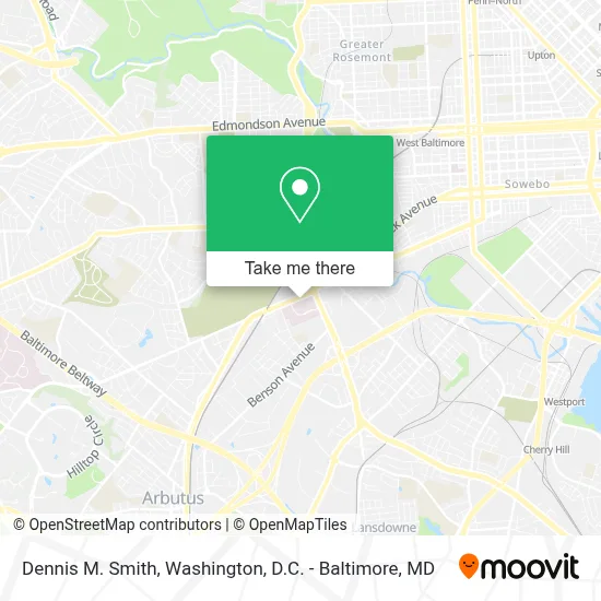 Dennis M. Smith map