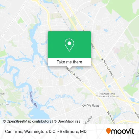 Car Time map