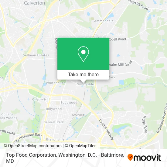 Top Food Corporation map