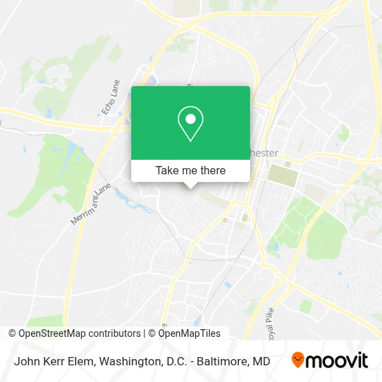 John Kerr Elem map