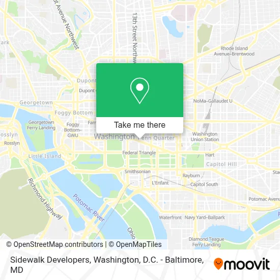 Sidewalk Developers map