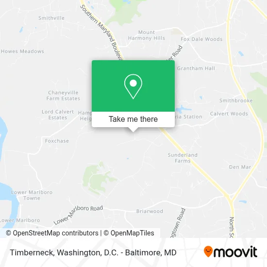 Timberneck map
