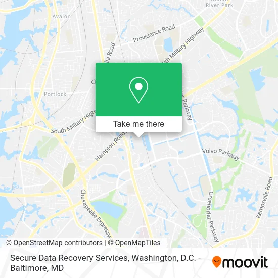 Secure Data Recovery Services map