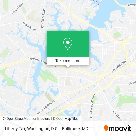 Liberty Tax map