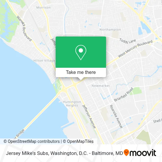 Jersey Mike's Subs map