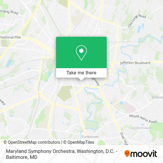 Maryland Symphony Orchestra map