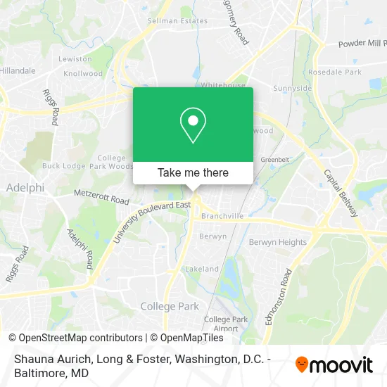 Shauna Aurich, Long & Foster map