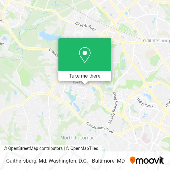 Gaithersburg, Md map