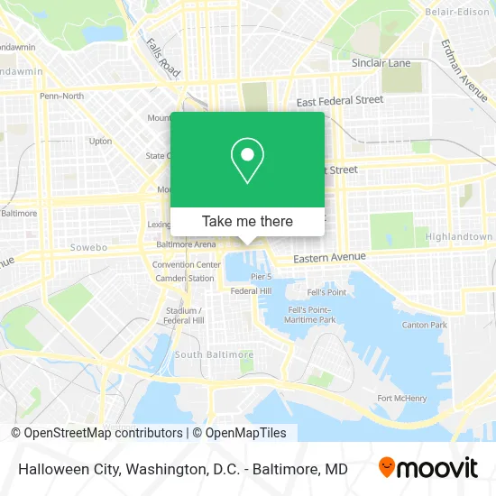 Halloween City map