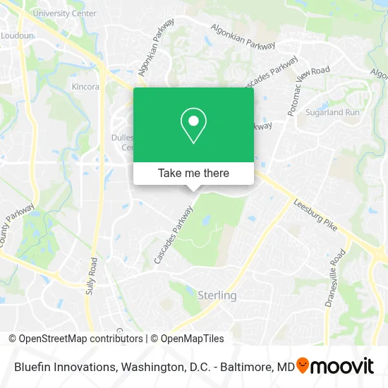Bluefin Innovations map