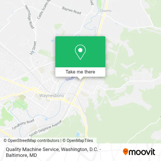 Quality Machine Service map