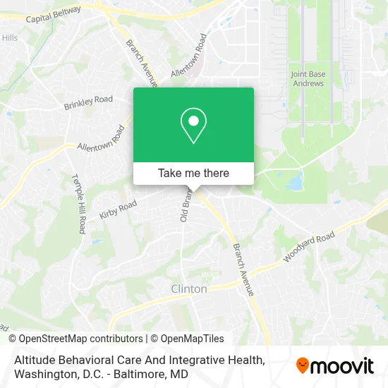 Altitude Behavioral Care And Integrative Health map