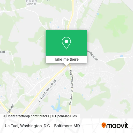 Us Fuel map