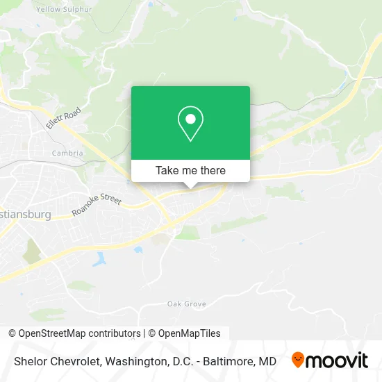 Shelor Chevrolet map