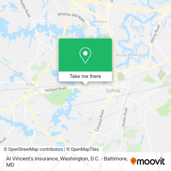 Al Vincent's Insurance map