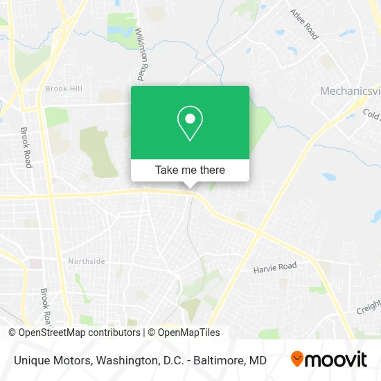 Unique Motors map
