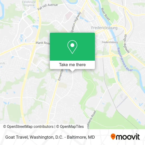 Goat Travel map