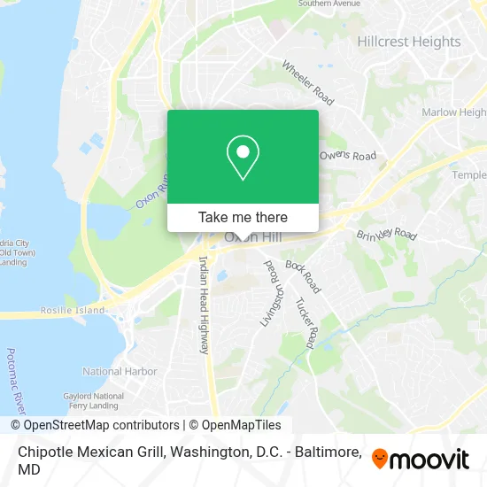 Chipotle Mexican Grill map