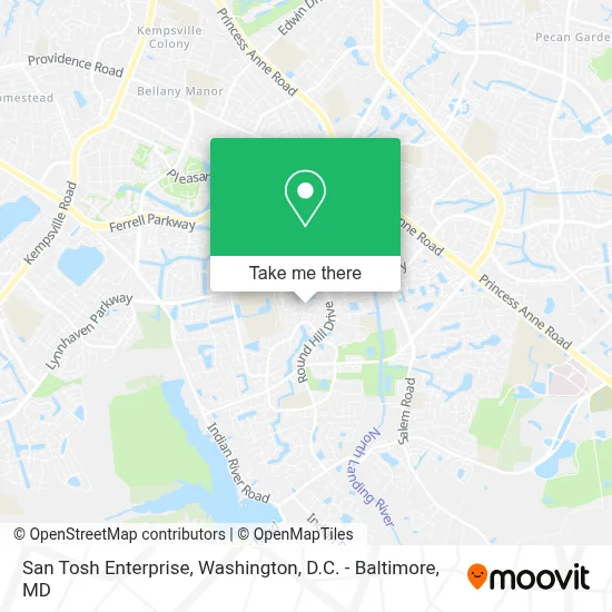 San Tosh Enterprise map