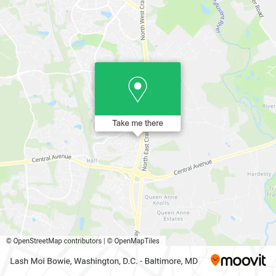 Lash Moi Bowie map