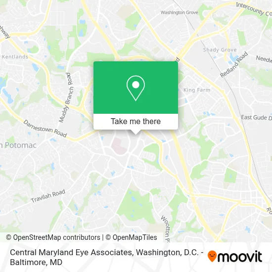 Central Maryland Eye Associates map