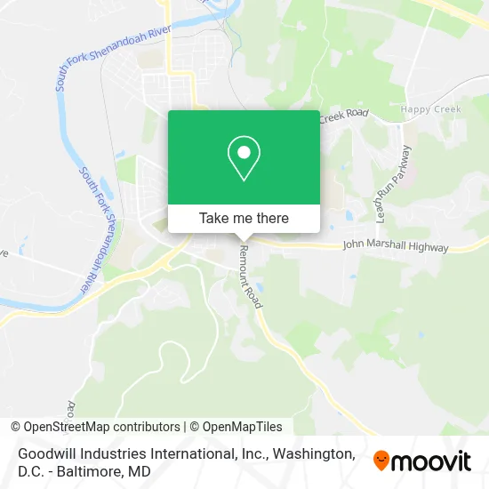 Goodwill Industries International, Inc. map