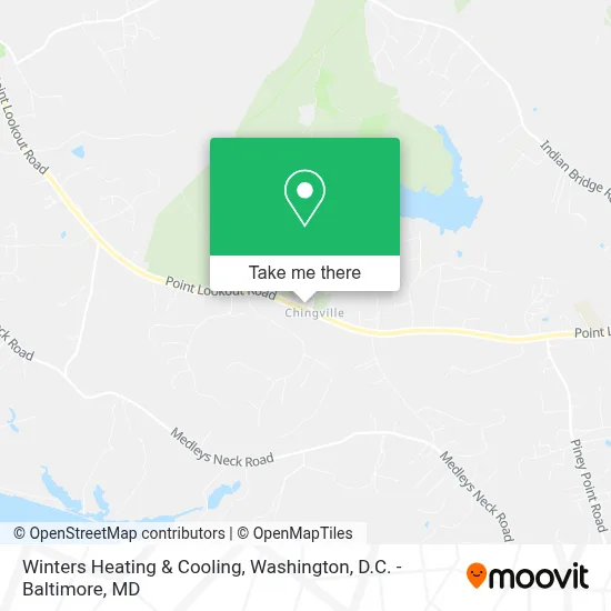 Winters Heating & Cooling map