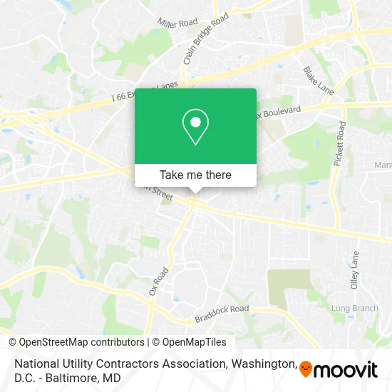 National Utility Contractors Association map