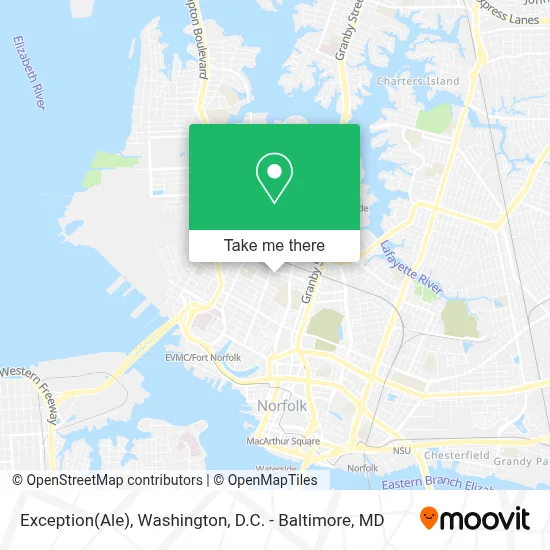 Exception(Ale) map